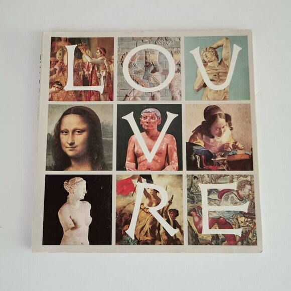 Le Louvre Museum Guide Book FRENCH Vintage 1986 Paris France Art Gallery - Picture 3 of 11